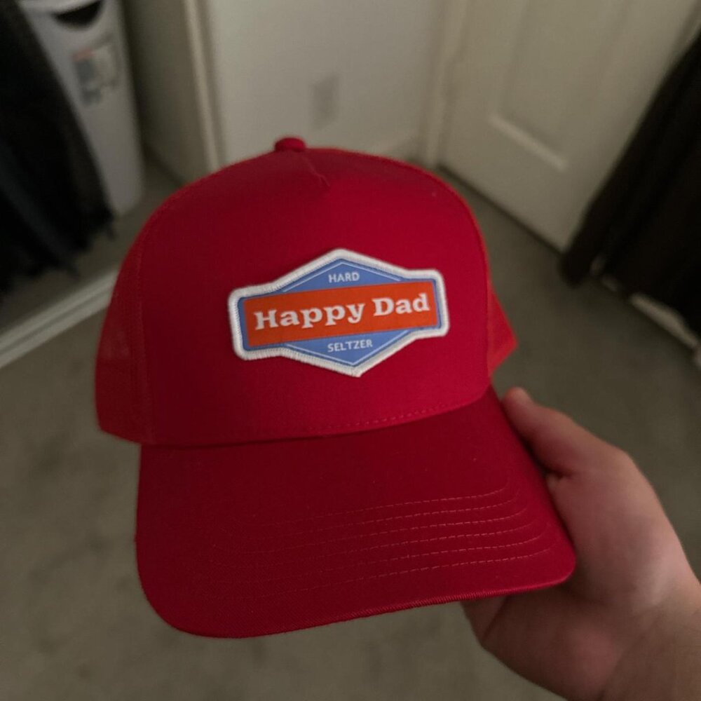 A Happy Brand Men's Red Hat